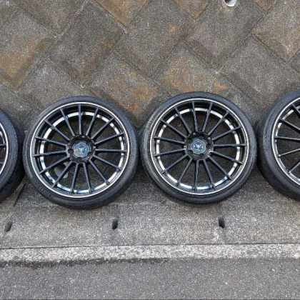 JDM WORK RYVER F015 8.5J +38 20-inch 4-Book set No Tires