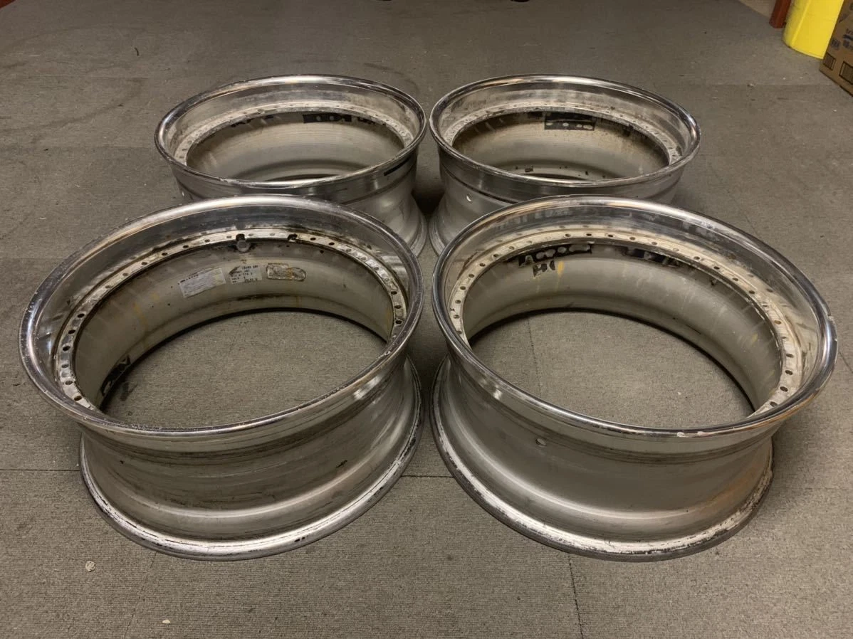 JDM Abflug Gran Revolfe Prism Abflug Rebar Side Outer Rim and Inner Ri No Tires - Image 2