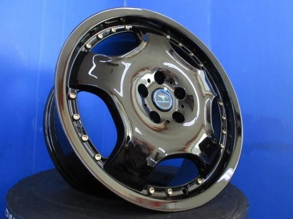 JDM Crown Harrier/Alphard 4-Book Set Display Item WEDS Dish Aluminum W No Tires - Image 2