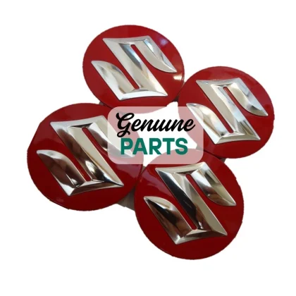 JDM Genuine Suzuki Wheel Center Caps 4 Individual Red 54mm for Spacia No Tires
