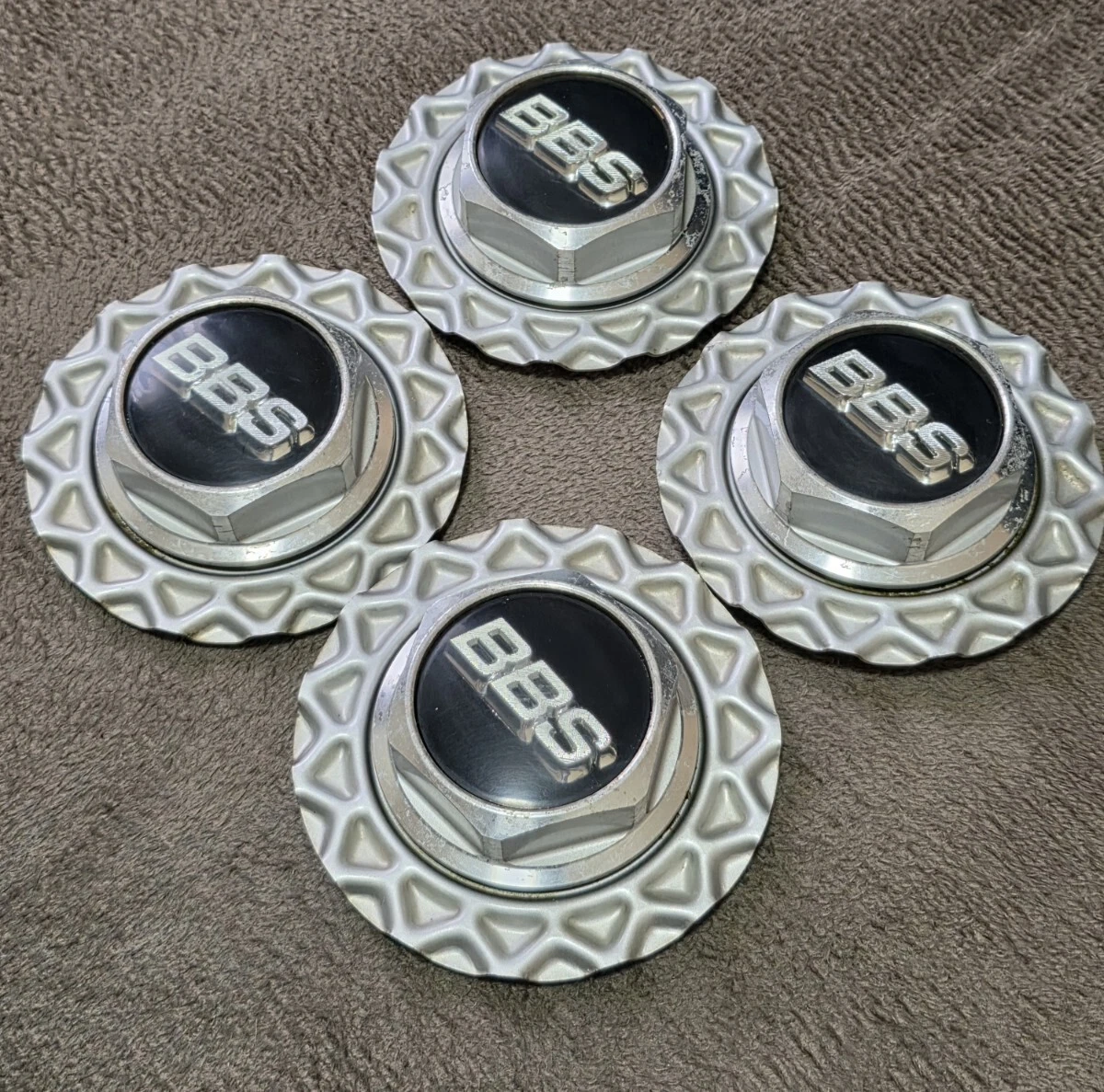 JDM High-type BBS RS center cap screw type 4 pieces with cap wrench 14 No Tires - Image 7