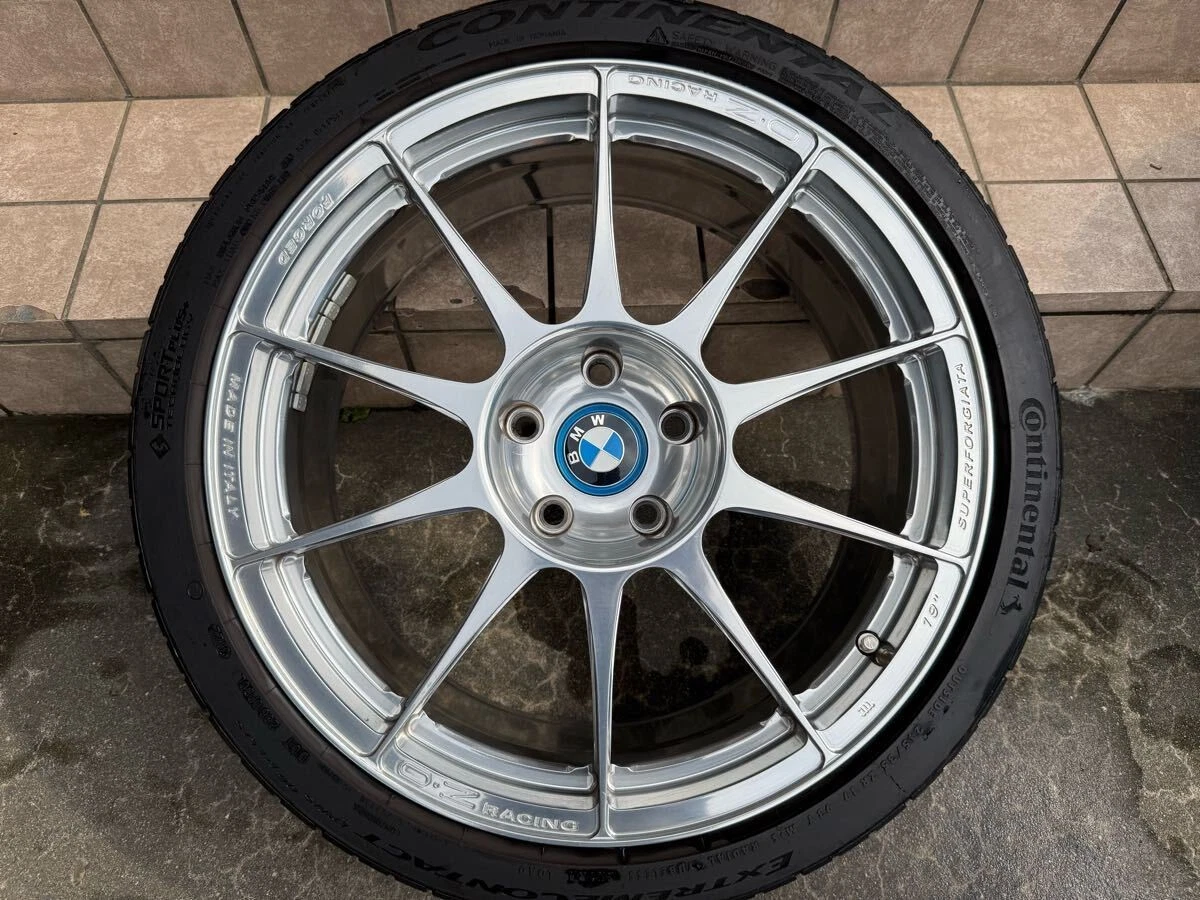 JDM Rare OZ Racing SUPERFORGIATA 19pcd120 Front 8.5j +29 Rear 10j +23 No Tires - Image 5