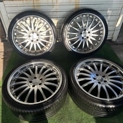 JDM Carlson CR1/16RS 21-inch wheels/tires for LS460 and LS600 No Tires