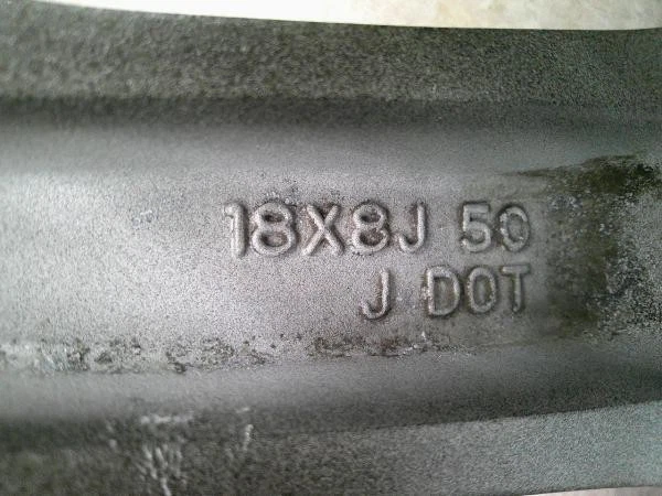 JDM Used 4-piece aluminum wheel set Honda FK Civic late model genuine No Tires - Image 6