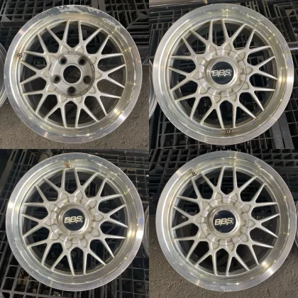 JDM BBS RG168 167J offset +38 5-hole PCD 114.3 hub diameter approx. 60 No Tires