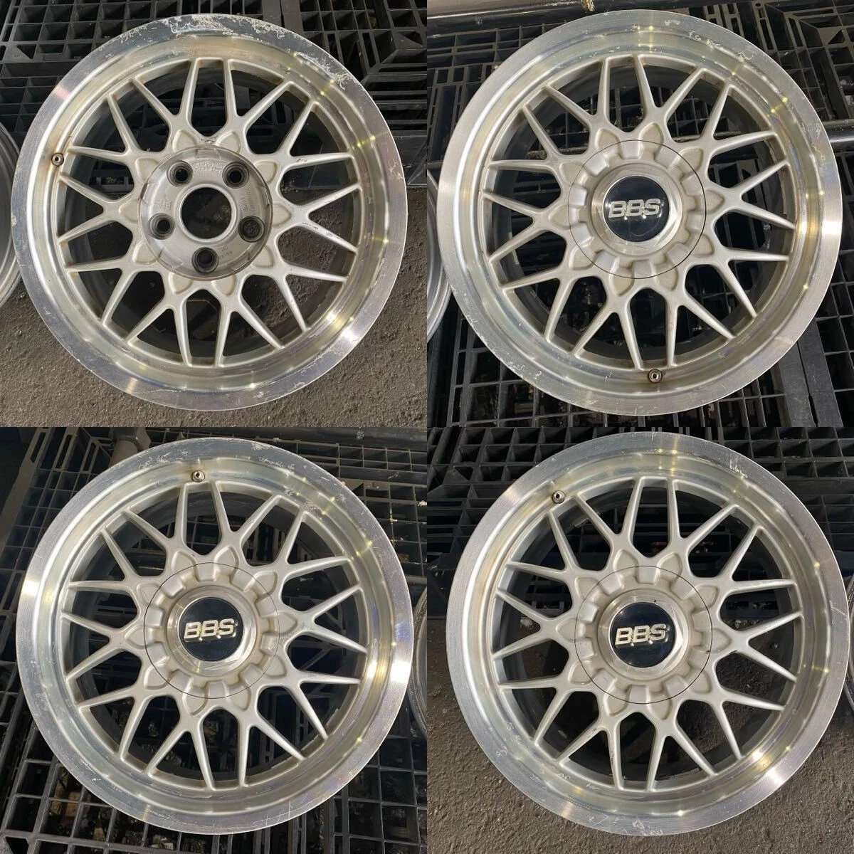 JDM BBS RG168 167J offset +38 5-hole PCD 114.3 hub diameter approx. 60 No Tires