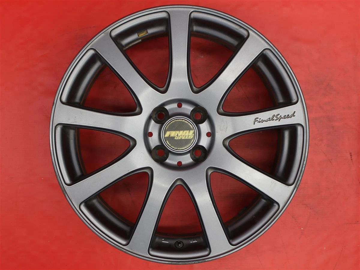 JDM Set of 4 Final Speed Faber9 Aluminum Wheels Used 177J +33 offset No Tires - Image 8