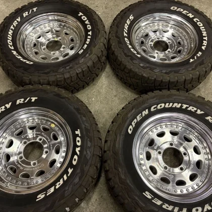 JDM WORK CRAG GALVATRE 16x5.5J 5H139.7-19 Minus 19 TOYO R/T 235/70R16 No Tires