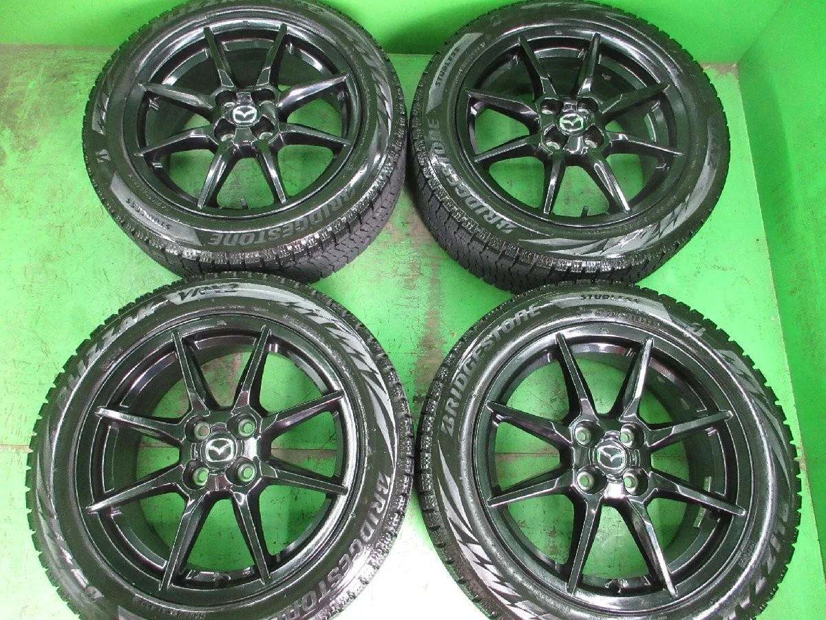 JDM Mazda Roadster genuine 6.5j/+45 wheels hubs approximately 54mm Bri No Tires - Image 2