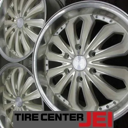 JDM Used 18 Zero Break X 7.5J +37 139.7 Deep Rim Aluminum Wheels for T No Tires