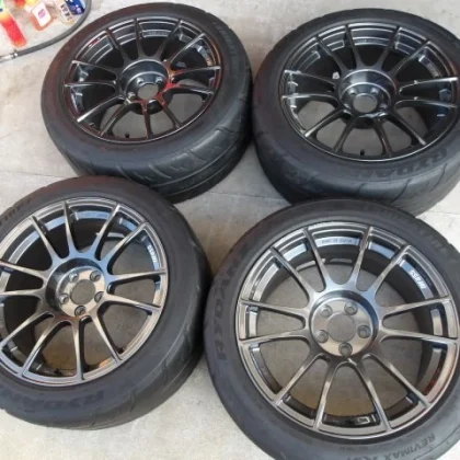 JDM SSR GTX04 PCD100 9J ET38 255/40/17 for circuit drift etc. No Tires