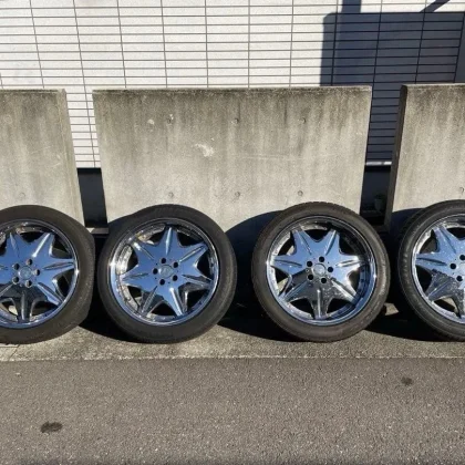 JDM ok 20work Black 5 spoke No Tires