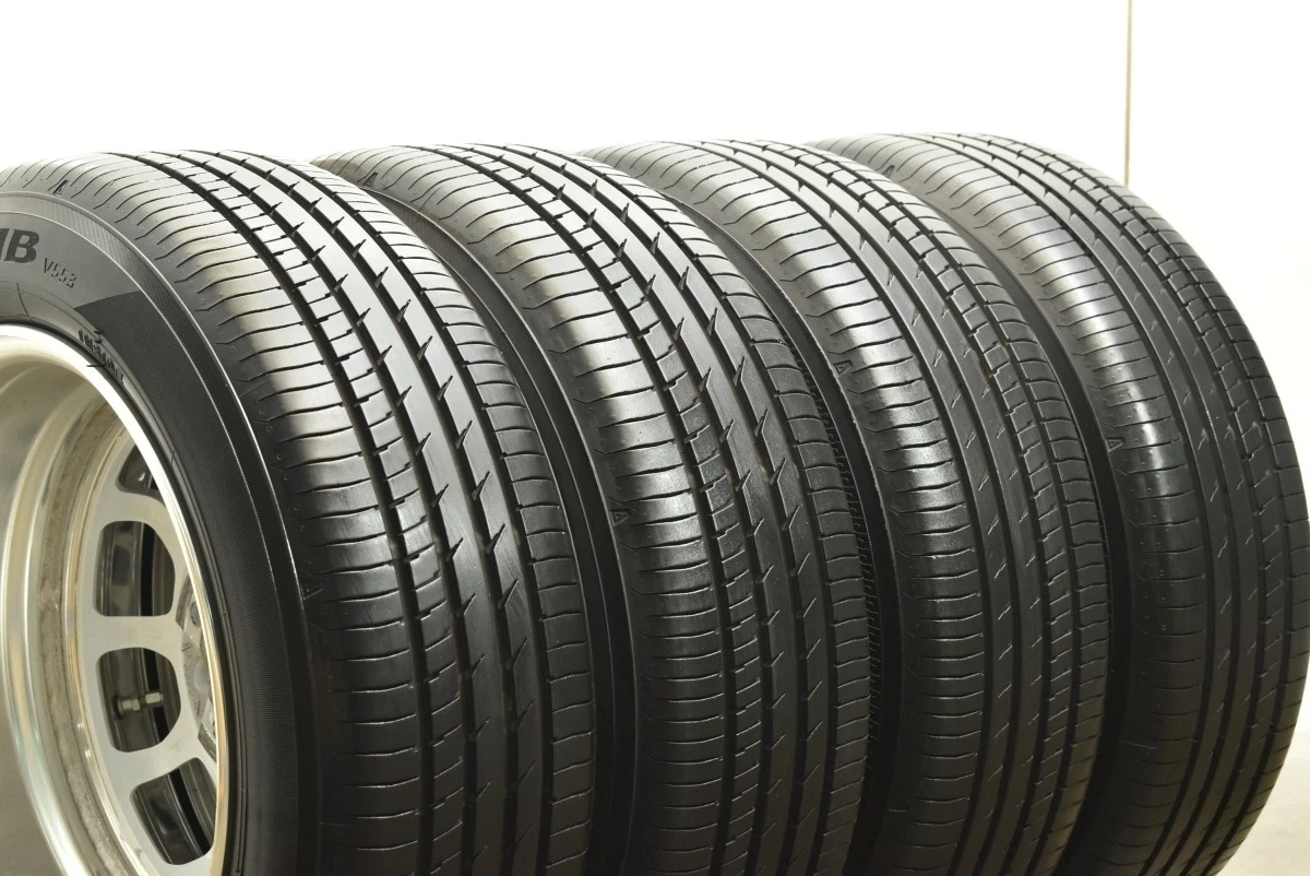 JDM WORK emotion RS11 15-inch 6.5J +42 PCD100 ADVAN dB 185/60R15 tires No Tires - Image 7