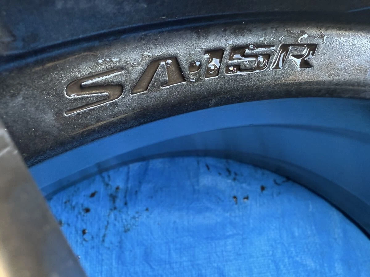 JDM Rare WEDS lightweight SA-15R 18x7.5J +45 100 5-lug wheels 4-piece No Tires - Image 6