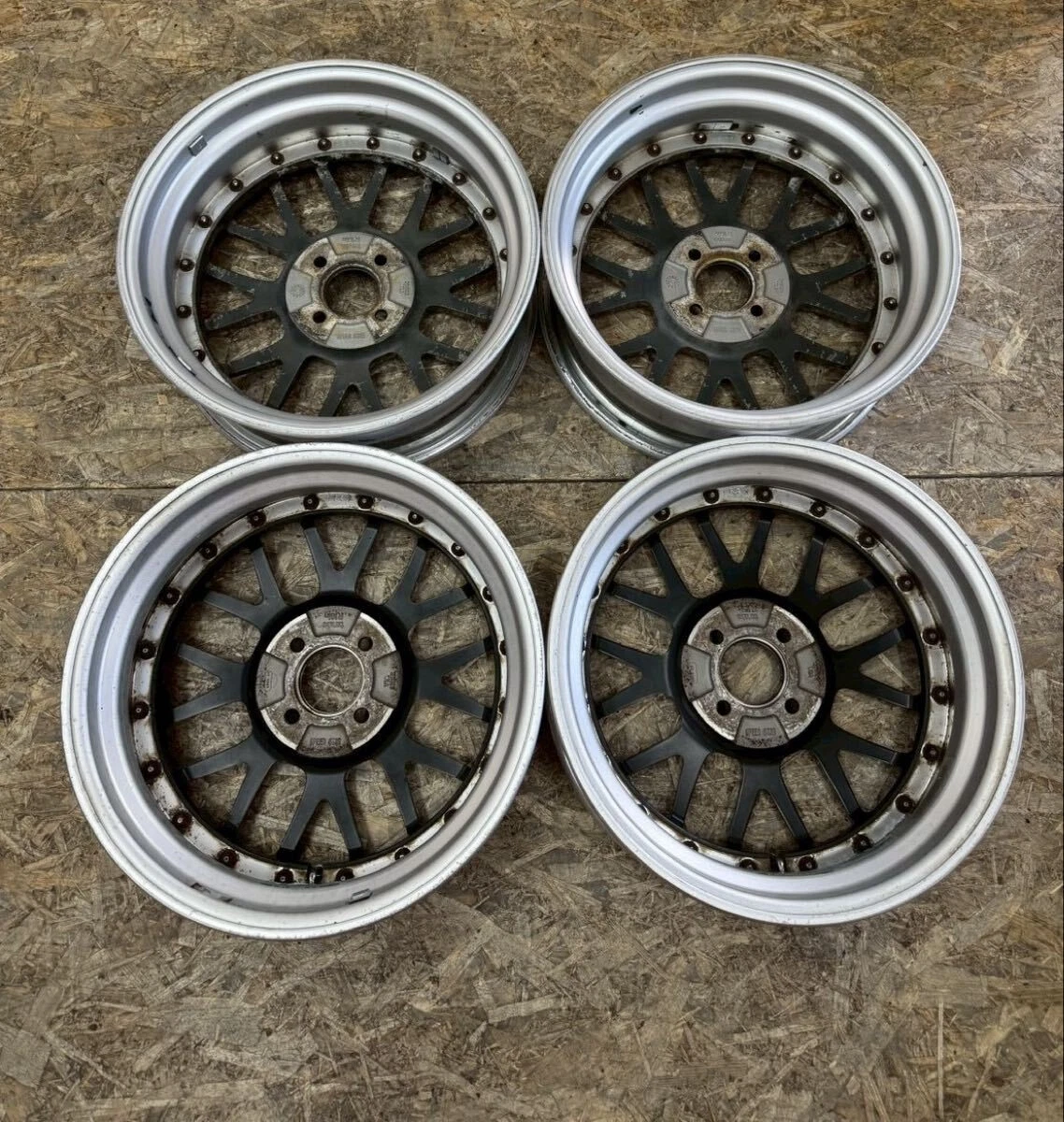 JDM Rare SSR MS1 165.5J+45 6J+39 PCD100 4-hole 4H Alto Mira Move aqua No Tires - Image 6