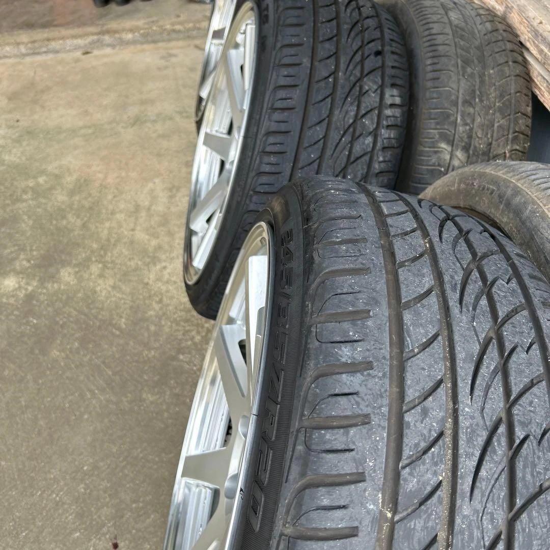 JDM 20silver 5-spoke wheel set No Tires - Image 4