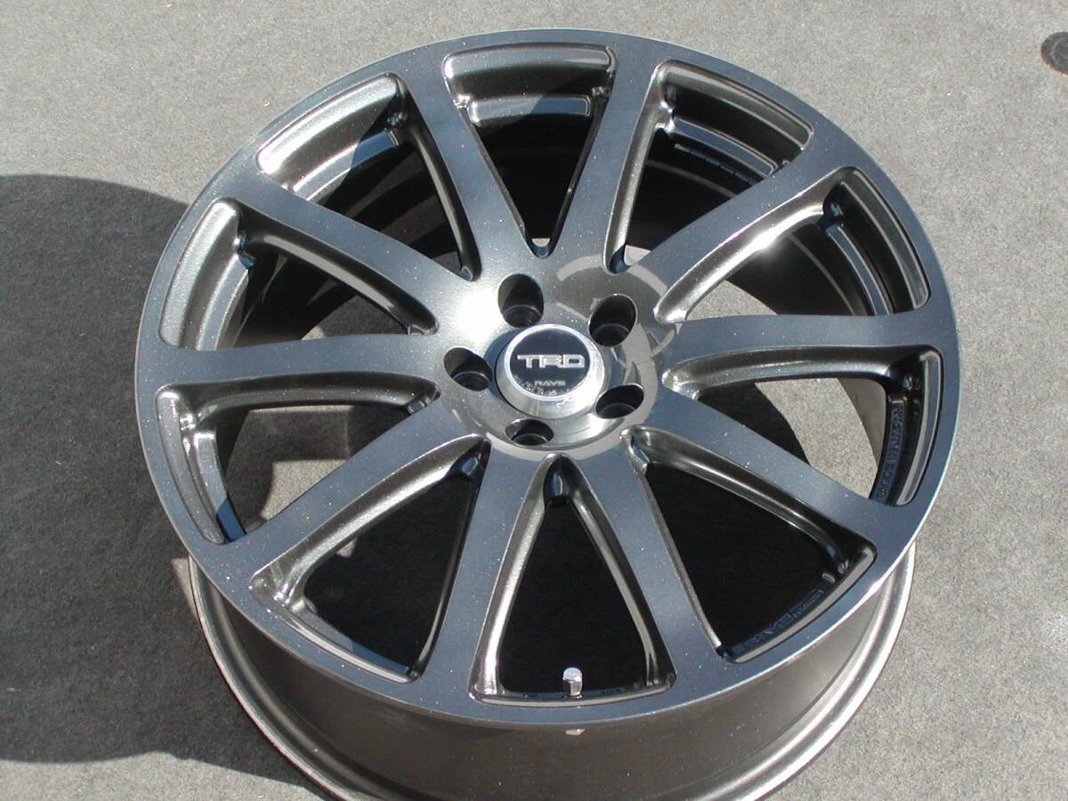 JDM Toyota Genuine OP RAYS TRD TF2 7.5J +45 PCD100-5H Wheels for Prius No Tires - Image 3