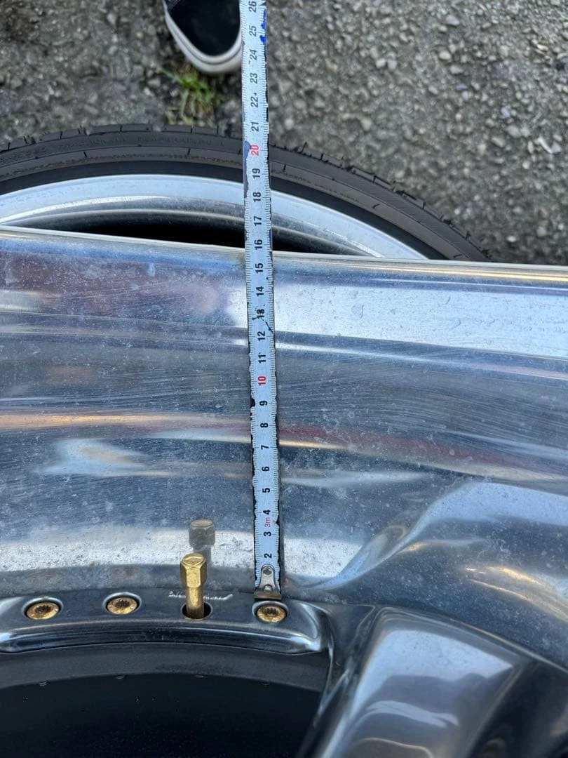 JDM Rebarrel VSKF 18-inch 10.5j 12j deep rim VS-KF plated No Tires - Image 9