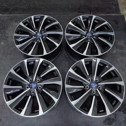 JDM Subaru Levorg STi genuine 18-inch 7.5J IS55 PCD114.3-5H wheels. De No Tires