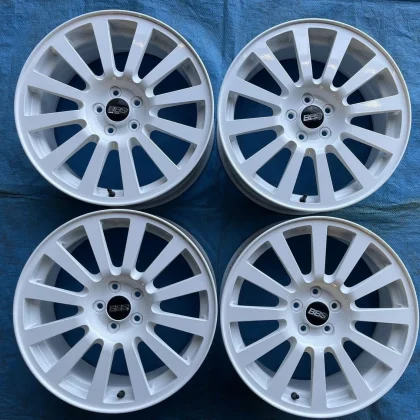 JDM BBS Subaru genuine 17 x 7J +48 5H 100 RV722 wheels made in Japan l No Tires