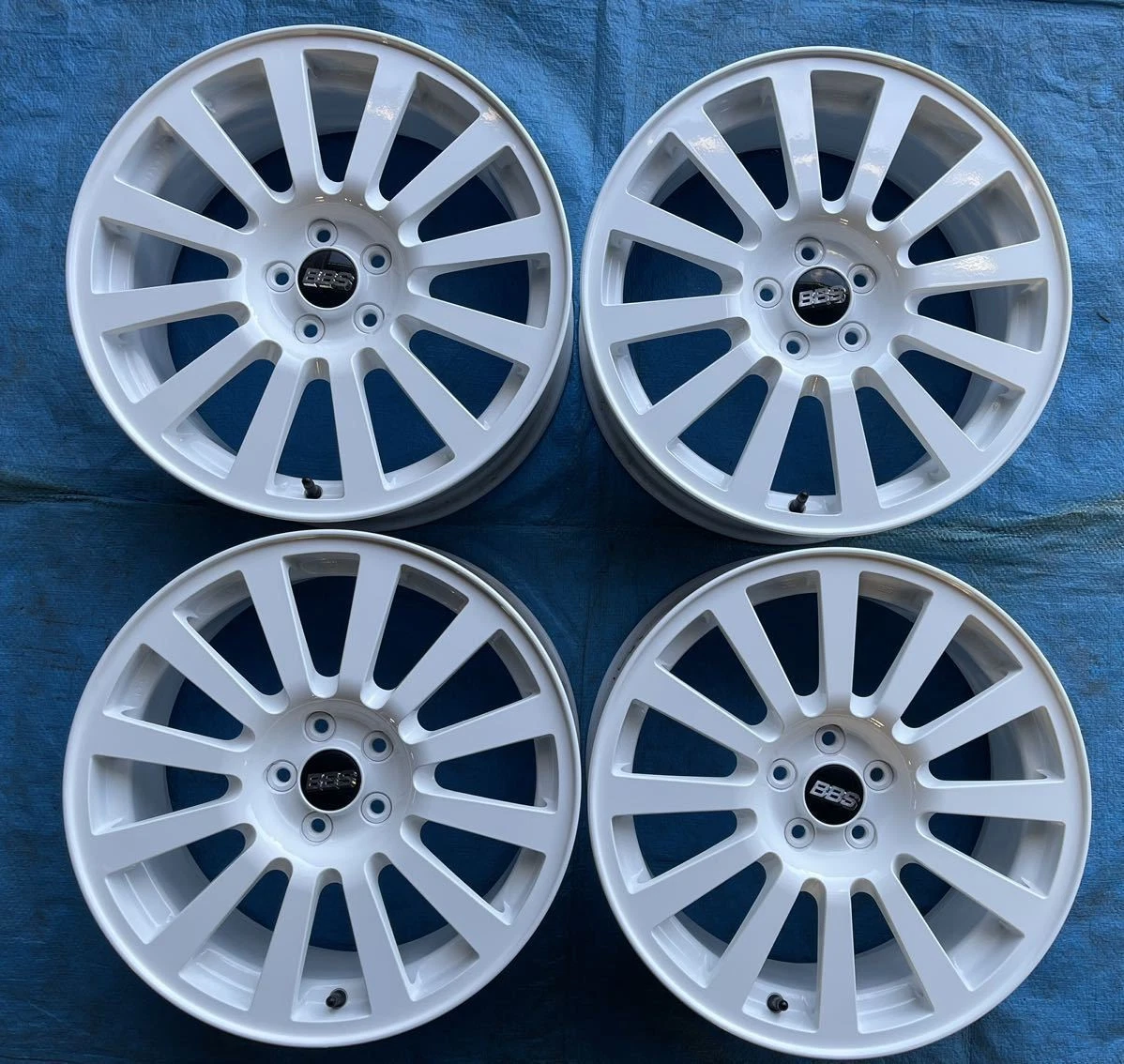 JDM BBS Subaru genuine 17 x 7J +48 5H 100 RV722 wheels made in Japan l No Tires