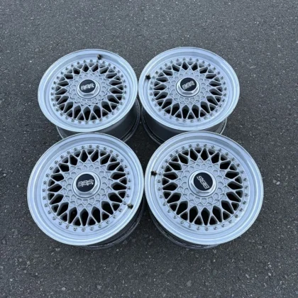 JDM BBS RS322 168J 5-lug PCD114.3 offset +42 Used aluminum wheels 4-pi No Tires