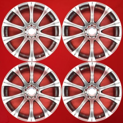 JDM Rare IMPUL Aura SX10 Used Wheels 4Book 8.5J 19PCD114.3 5 Holes +45 No Tires