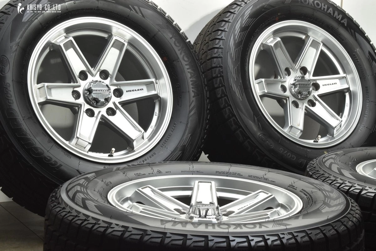 JDM Breathable Groove Weds KEELER Tactics 17-inch 8J +25 PCD139.7 Yoko No Tires - Image 2