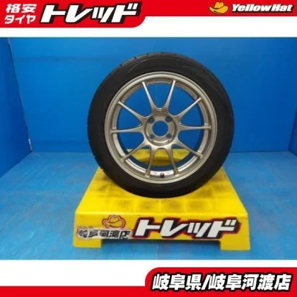 JDM 195/50R16 summer tires mounted on Weds Sports TC105N 167.0J +36 4H No Tires