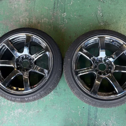 JDM WORK EMOTION XT7 work emotion XT7 17-inch 9J +28 114.3 5-lug out o No Tires