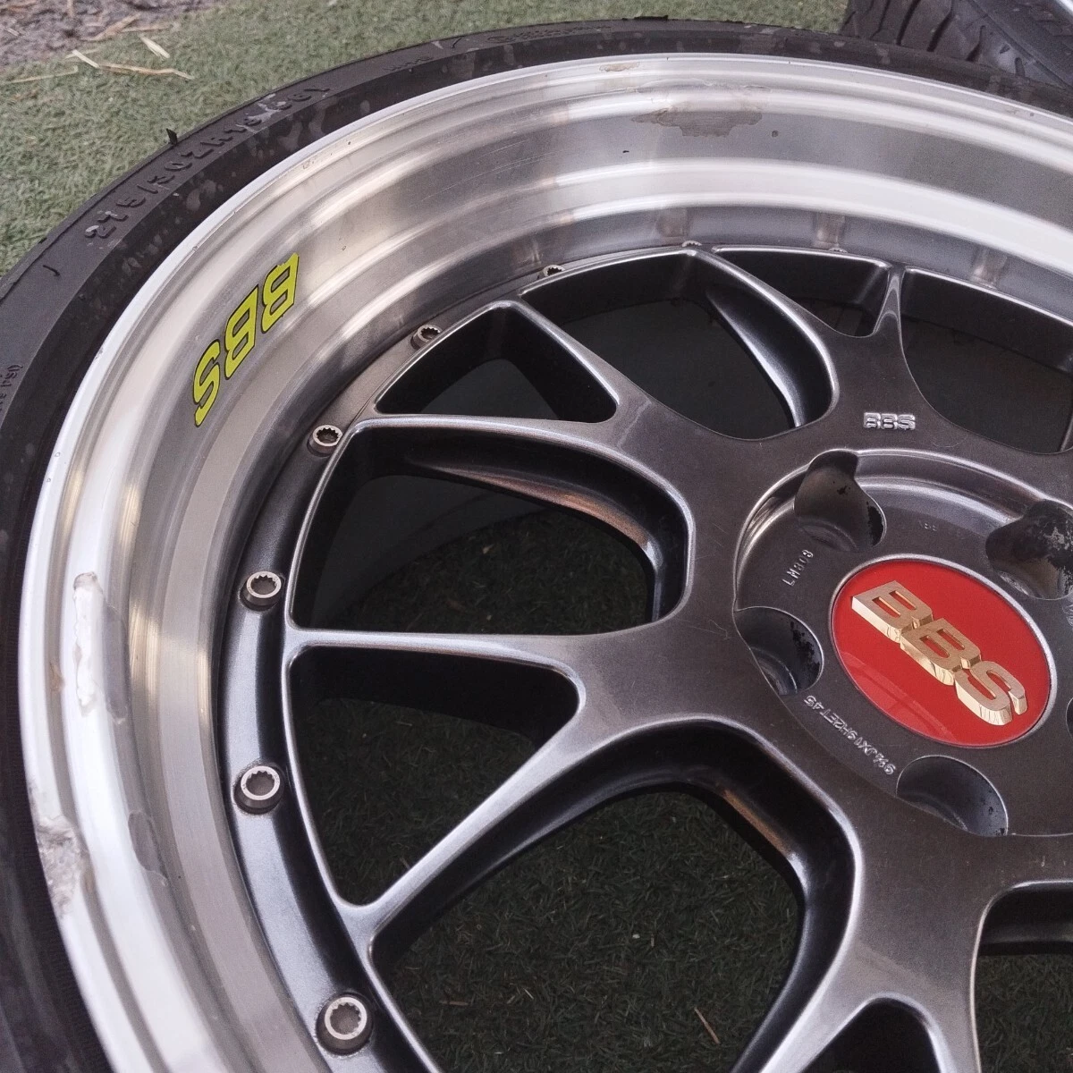 JDM BBS LM-R 194Book Set LM300 LM303 8.5j+38 9.5j+45 PCD114.3 BBS No Tires - Image 3