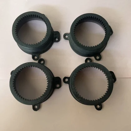 JDM C55-4Manufacturer's Clear Base Wheel Center Caps 4 pieces No Tires