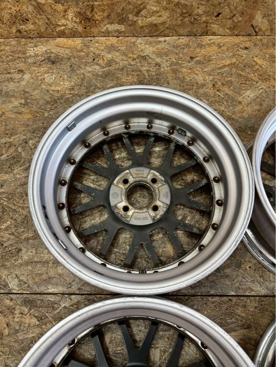 JDM Rare SSR MS1 165.5J+45 6J+39 PCD100 4-hole 4H Alto Mira Move aqua No Tires - Image 8