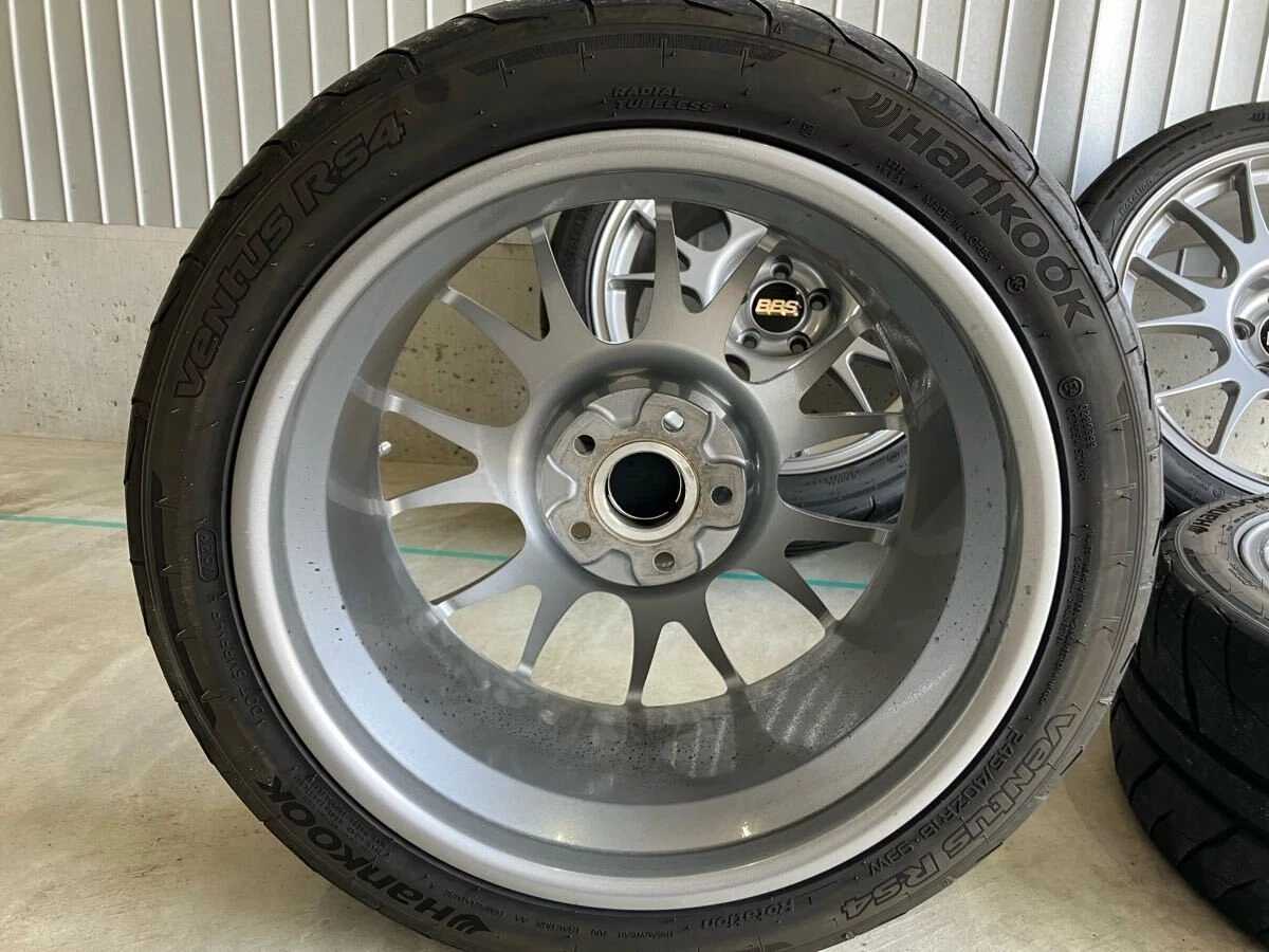 JDM No scratches BBS RE 8.5J 9.5J +24 18114.3 245 275 Celsior Aristo C No Tires - Image 6