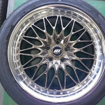 JDM WORK VS-XV 20x8.5J +40 PCD120 5H 245/45R20 Luster Bronze Gold for No Tires