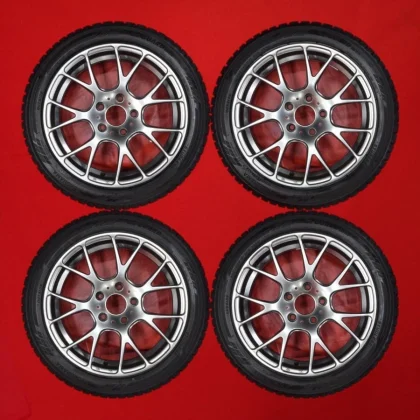 JDM 4BookSET for BMW Yokohama IceGuard 6 iG60 225/45R17 91Q 7W Spoke 8 No Tires