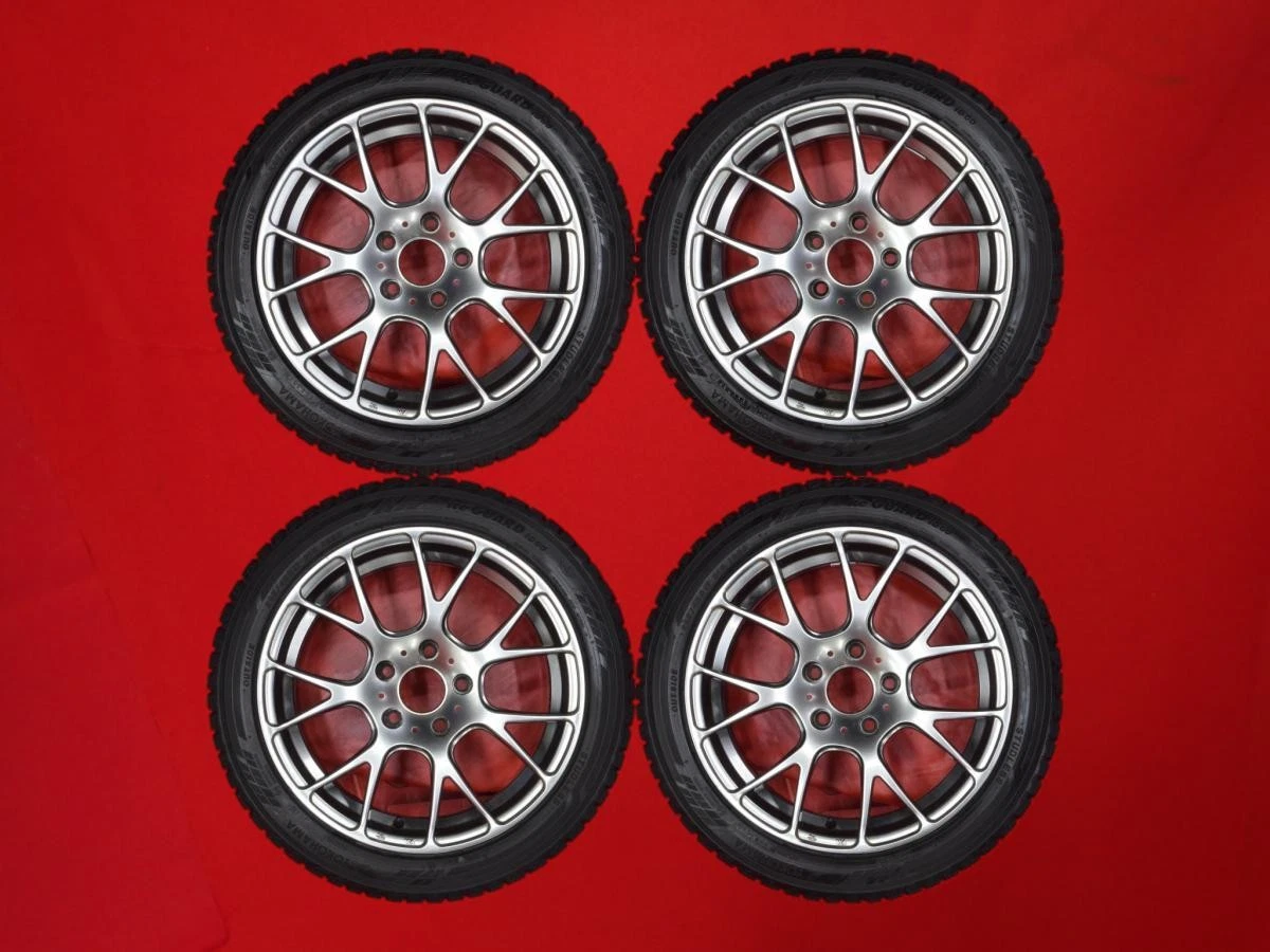 JDM 4BookSET for BMW Yokohama IceGuard 6 iG60 225/45R17 91Q 7W Spoke 8 No Tires