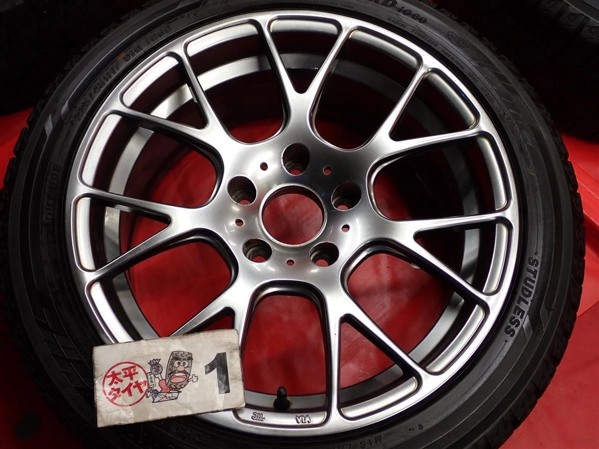 JDM 4BookSET for BMW Yokohama IceGuard 6 iG60 225/45R17 91Q 7W Spoke 8 No Tires - Image 5