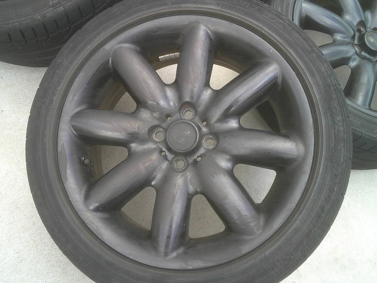 JDM BMW Mini Genuine 17 Aluminum Wheels 4-Bolt Pattern 7J x 17 +48 PCD No Tires - Image 5