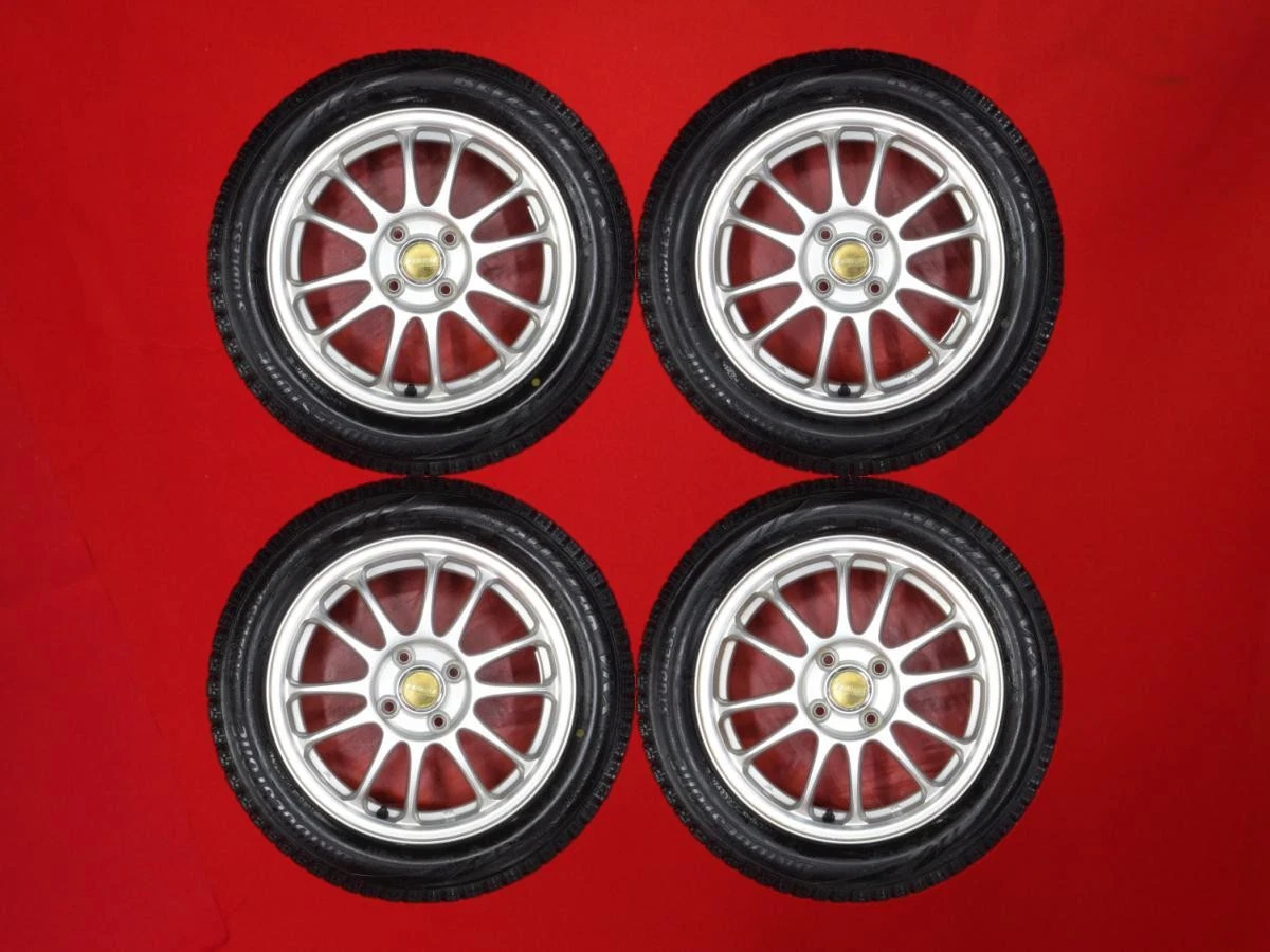 JDM Set of 4 Bridgestone BS BriZack VRX 185/55R15 82Q 6W-Spoke 5.5J +4 No Tires