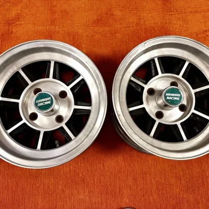 JDM Hayashi Racing 7Jx14+7 120-4H Hayashi Street old car No Tires