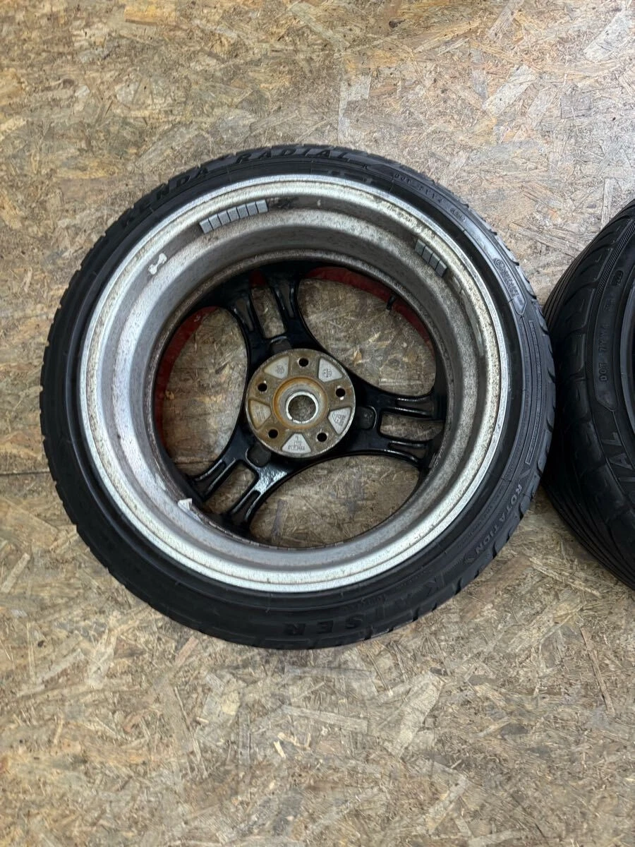 JDM Rare Super Advan Racing SA3R 9J+38 PCD114.3 5-hole 5H Out of Produ No Tires - Image 5