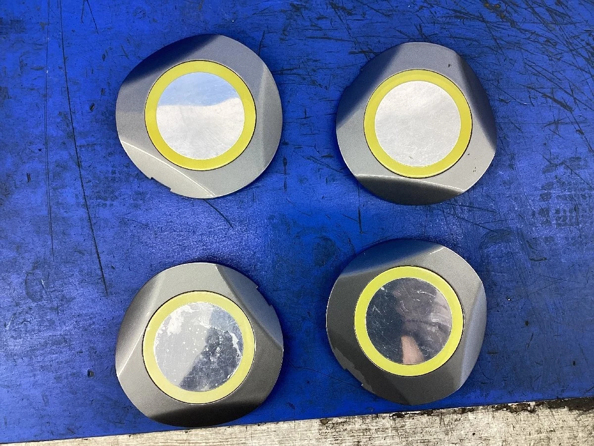 JDM WEDS 3-spoke wheels 14x4.5J+44 4-spoke set some scratches and bald No Tires - Image 10