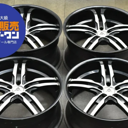 JDM Used 4-Book Wheel Set 219.0J x 21+32 PCD 120 Wheels Only No Tires