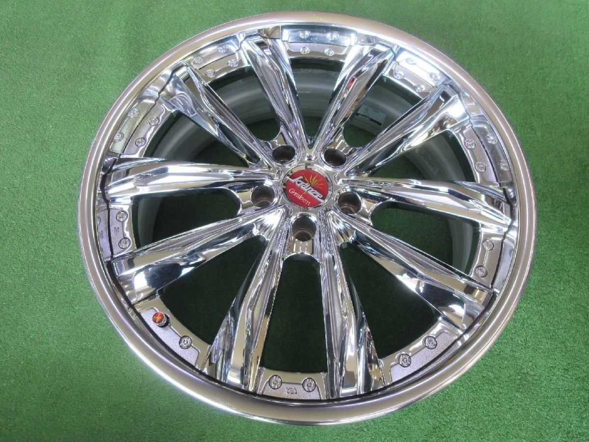 JDM Weds Kranze Graven 3-piece wheels 8.5J-20 5x114.3 offset +36 offse No Tires - Image 3