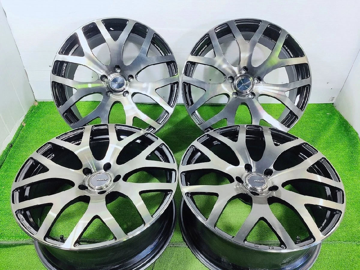 JDM RAYS WALTZ FORGER JAPAN 19x8J+43 5-hole PCD114.3 Used Aluminum Whe No Tires