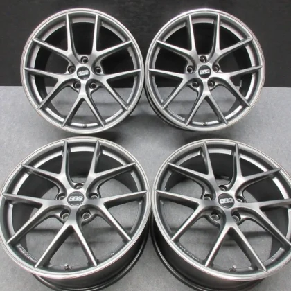 JDM BBS CI-R 19 Satin Gray BMW E90 E91 E92 E85 F30 F31 E46 E36 F10 F11 No Tires