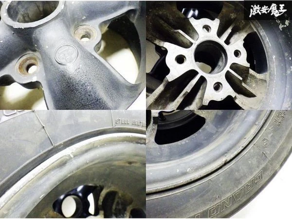 JDM Rare RS Watanabe 4S 4Book Spoke 136J +15 PCD114.3 4H 185/60R13 Tir No Tires - Image 8