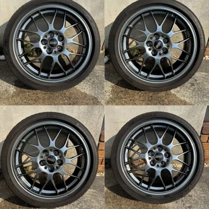 JDM BBS RG-R 187.5J +49 RG798 225/40R18 DUNLOP SP SPORT MAXX 050 BB No Tires