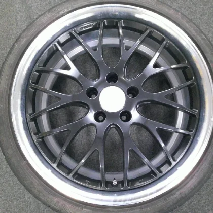 JDM Work Gnosis HS202 19x8.5J +38 PCD114.3 5H Rear Disc 225/40R19 Crow No Tires